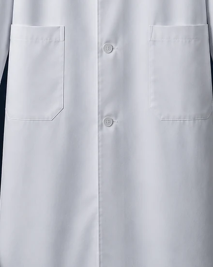 เสื้อกาวน์ยาว ARVYN — กระเป๋าล่างสองใบ ตะเข็บเก็บริม และแนวกระดุมกลางตัว